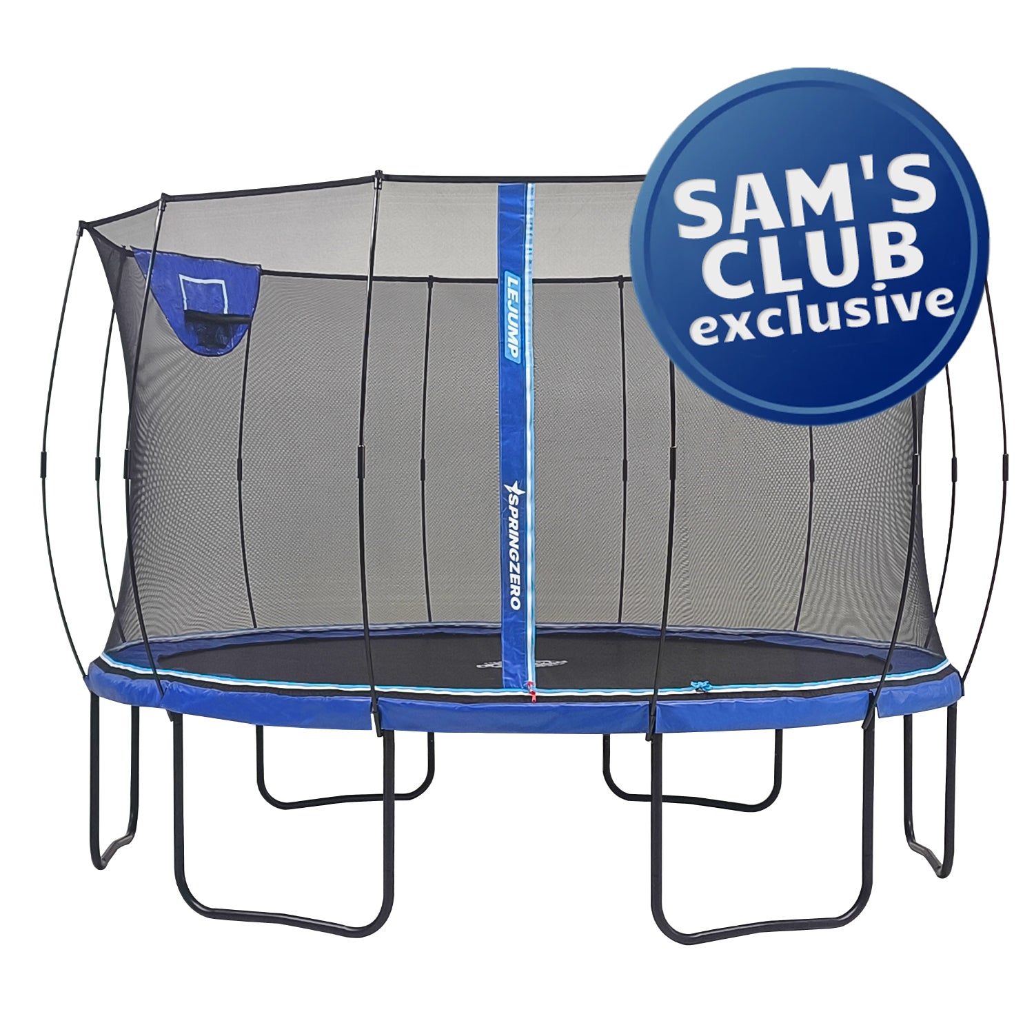 LeJump Springzero 12' Heavy Duty Springless Trampoline with Basketball ...