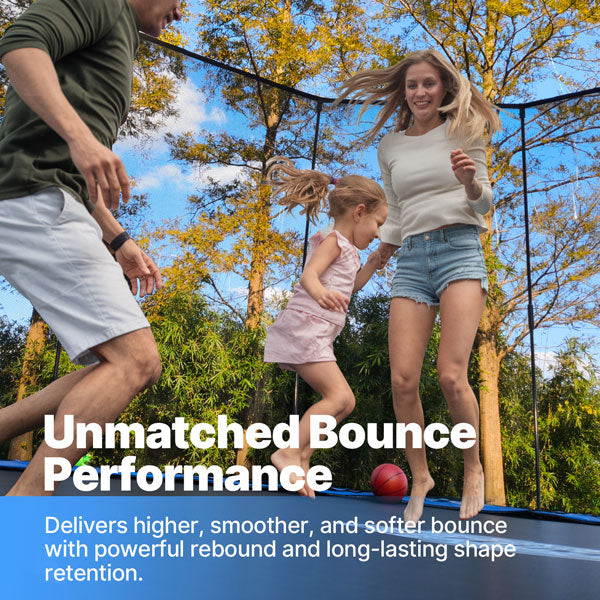 LeJump Springzero 12' Heavy Duty Springless Trampoline with Basketball ...