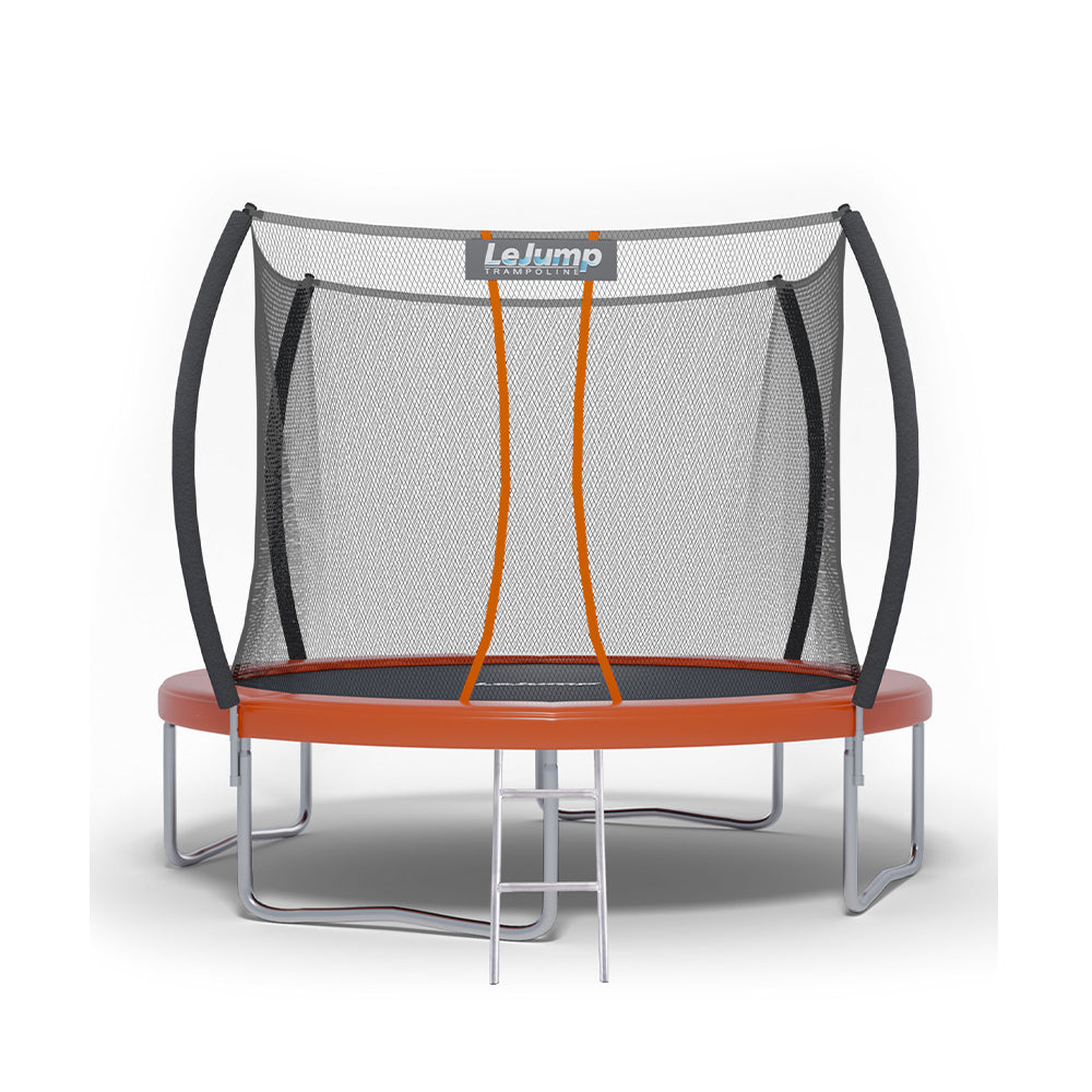 LeJump Sunrise 10 ft 12 ft Trampoline with Net - Safest Trampoline for Indoor & Outdoor