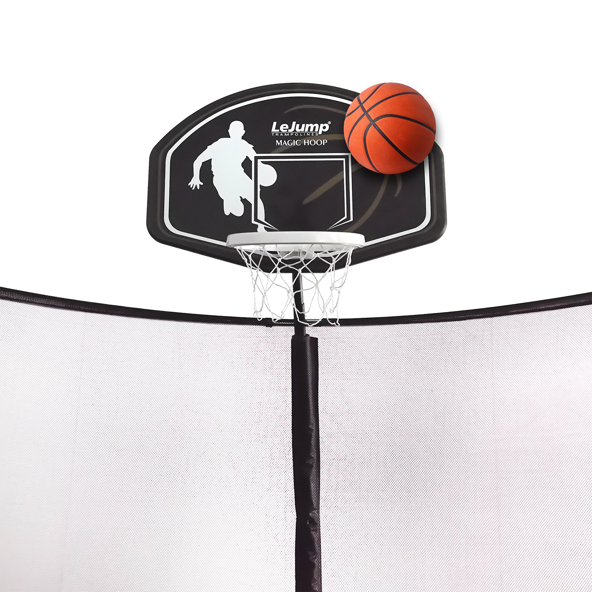 Trampoline Basketball Hoop